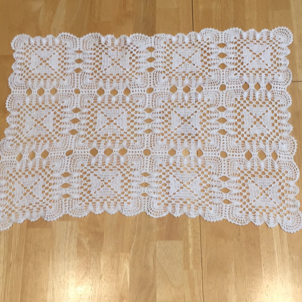 Beautiful hand crochet runner doilies